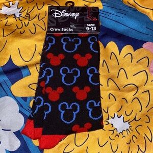 NEW Disney | Mickey Mouse Crew Socks 9-13